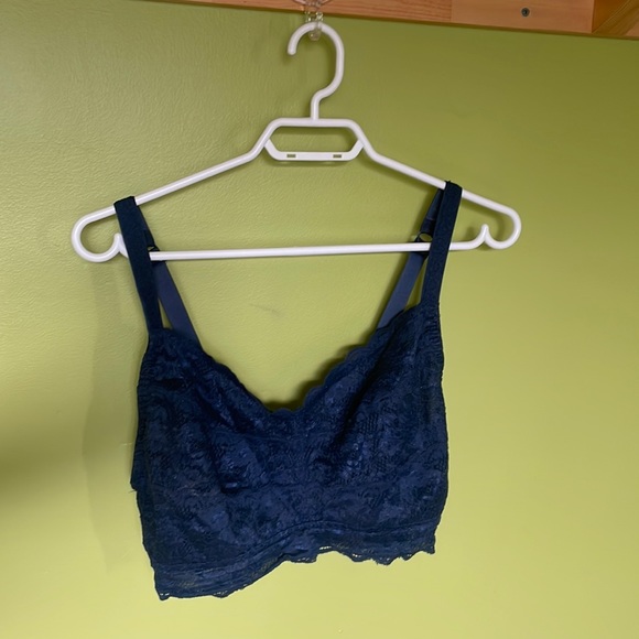Cosabella never say never curvy bralette navy size L - Picture 2 of 7